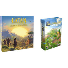 Studios Dawn of Humankind: Catan Board Game Ages 12+ 3-4 Players 90+ Minutes Playing Time, CN3206 & Z-Man Games | Carcassonne | Board Game | Ages 7+ |