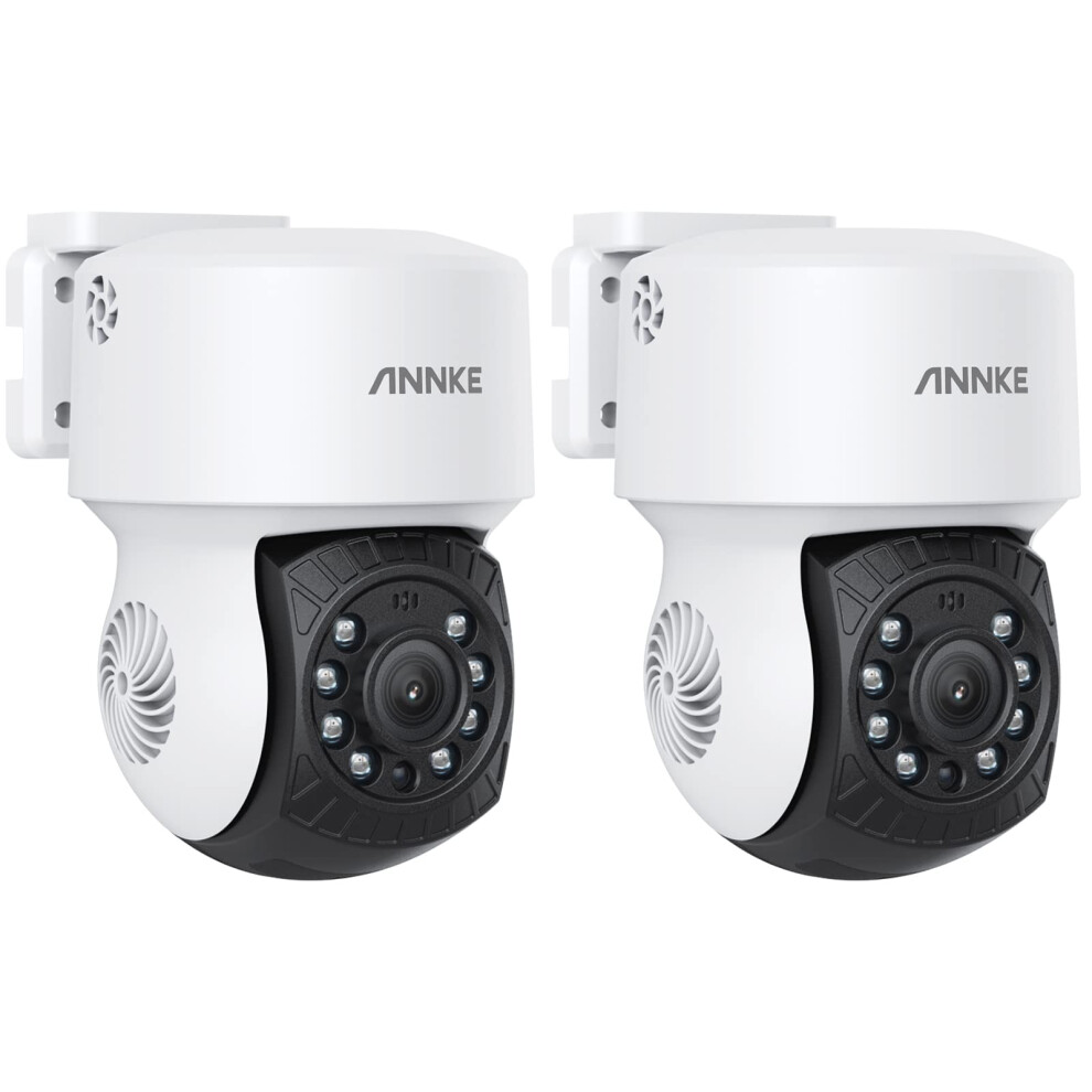 2Pack 2MP 1080P AHD CCTV Home Surveillance Dome Wired PT Camera with 350 pan and 90 tilt, 100ft IR Night Vision, IP65 Weatherproof Security