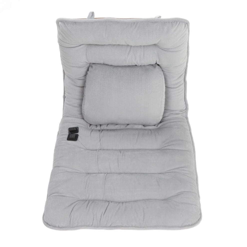 Heated Stadium, Electric Chair Warmer Heats with 3C Adapter Heated Cushion, Seat Cushion Heating, Hip Heated Chair Pad for Winter Home, Light Grey