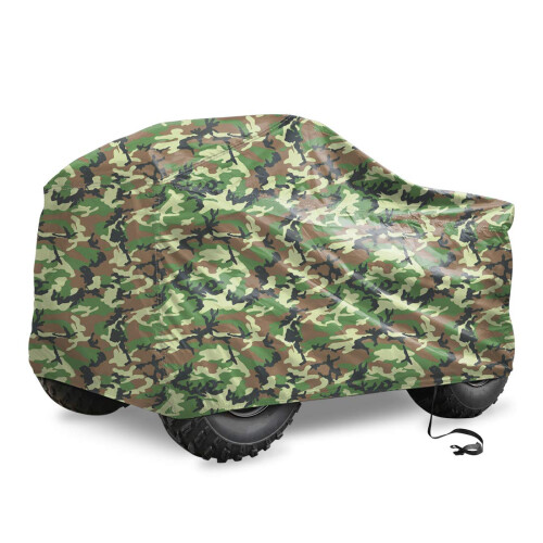 Camouflage Waterproof ATV Cover Rain Sun Protector Full Cover XXXL