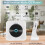 CD Player with Bluetooth 5.0, Protable CD Player for home, built-in dual Speaker/FM Radio/Timer, LCD Display, Dust Cover, Desktop CD Player Support 6