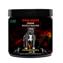 Dog Muscle Builder All Breeds Muscle Gainer for Dogs Dominate Bully Maximum Gain Strength Energy Chew