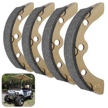 Golf Cart Brake Shoes Easy to Install Sturdy Wear Resistant Golf Buggy Brake Shoes for Club Car DS/Carryall (1981-1994) &6-8 Seater DS (98+)