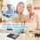 DAYTECH Wireless Intercom System for Home/Office - 1000m Range, 10 Channels, Private/Group Calls, USB Powered, No Network, 2 Units 3