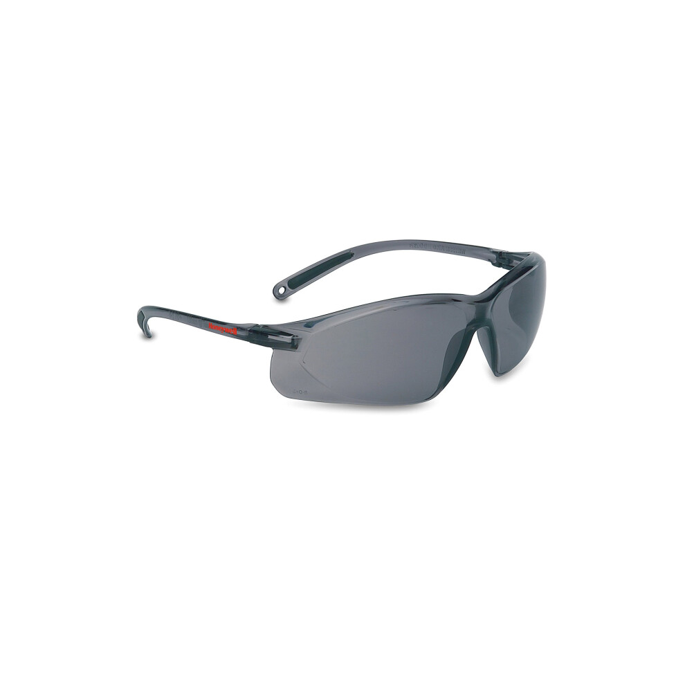 1015362 A700 TSR Hard Coat Safety Glasses, Grey Frame, Polycarbonate Lens, Sport Temples, Anti-Scratch Coating (Pack of 10)