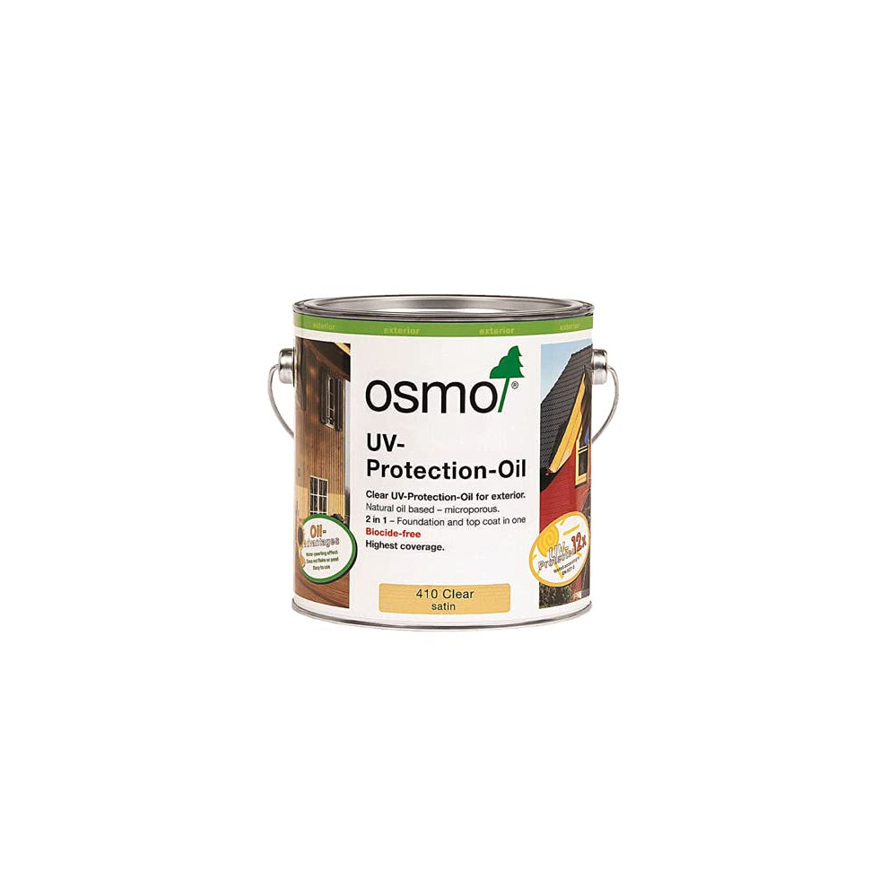 UV Protection Oil 410 Clear Satin (Exterior) 2.5 ltr Tin