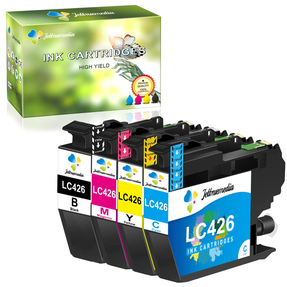 LC426 LC-426 Ink Cartridges Multipack Replacement for Brother LC426XL LC426VAL for MFC-J4335DW MFC-J4340DW MFC-J4535DW MFC-J4540DW Printer(BK/C/M/Y,4