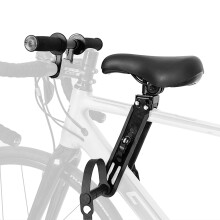 Kids Bike Seat for Mountain Bikes, Child Bike Seat Front Mounted Bicycle Seats with Handlebar Attachment, Safe Cycling Child Seats Detachable for