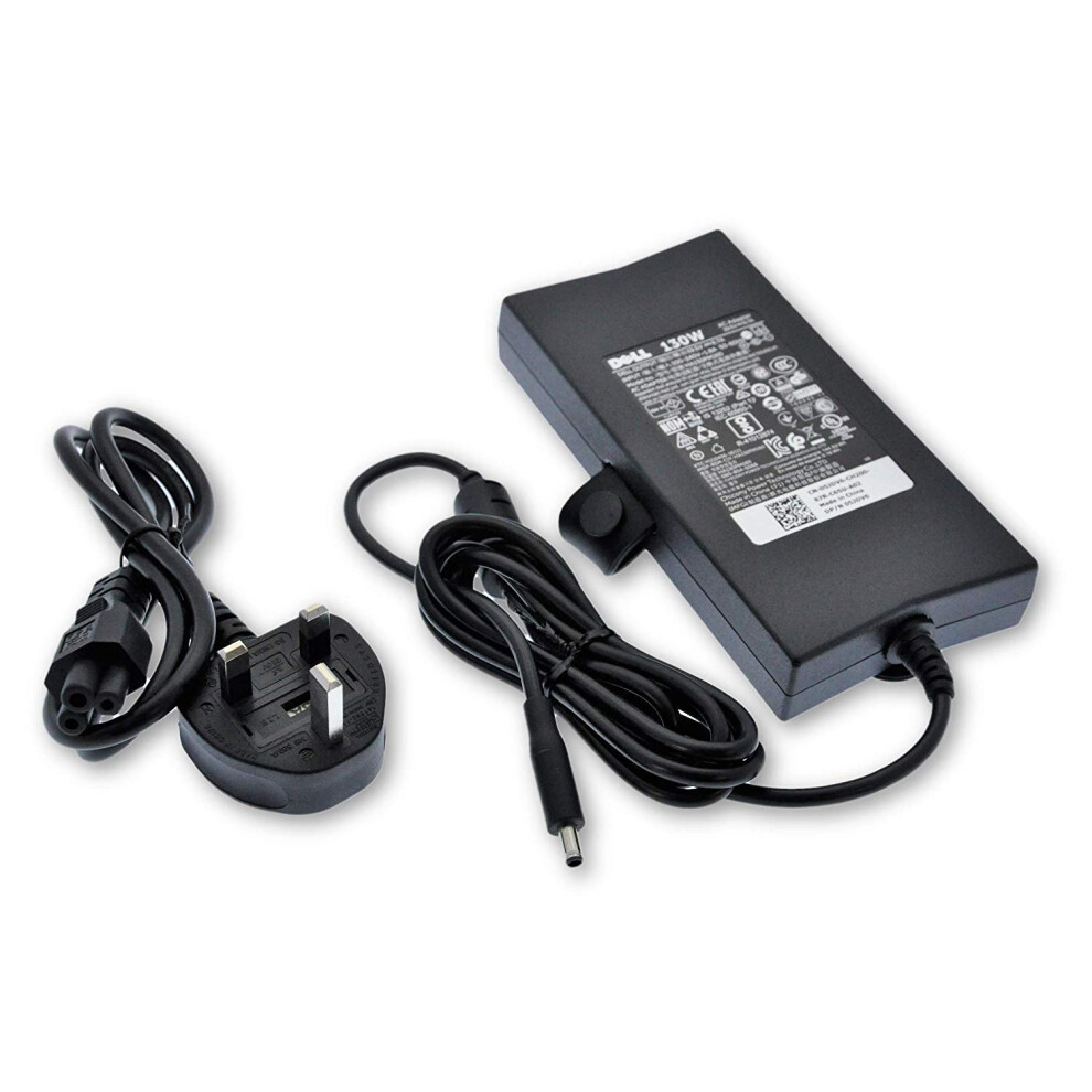 XPS 15 9530, XPS 15 9550 130w AC Adapter Charger + UK Power Cable 6TTY6