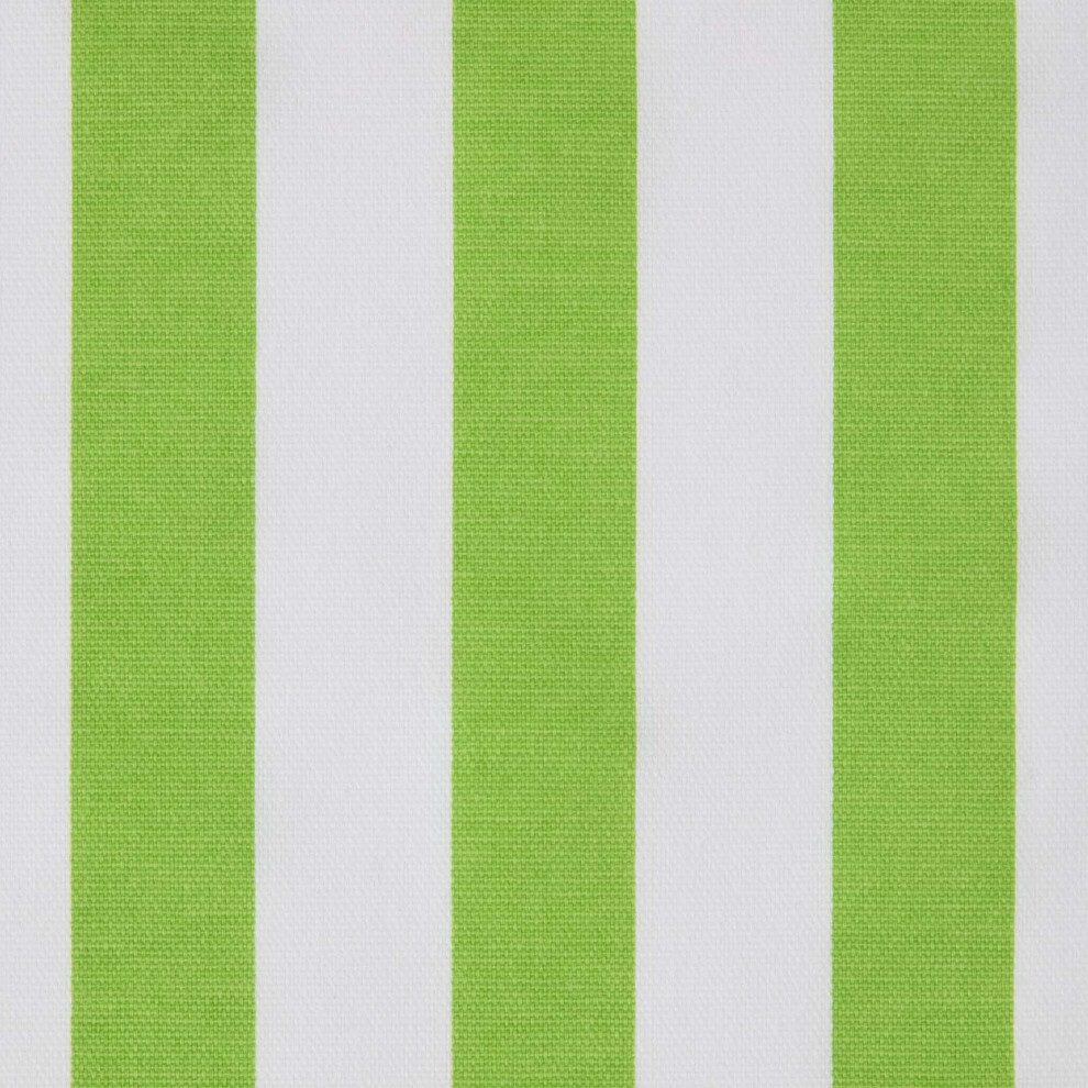 Homescapes (Green) Pure Cotton Thick Stripe Fabric 150 Cm Wide Green