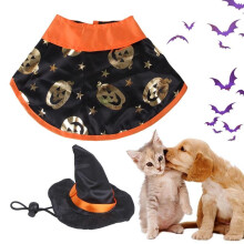 (S) Halloween Pet Costume Pet Pumpkin Clothes Dog Witch Costume Cat Costumes Witch Dog Costume For Parties Walks Outings Cats And