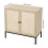 Living And Home Rustic Bamboo Sideboard with Woven Doors 6