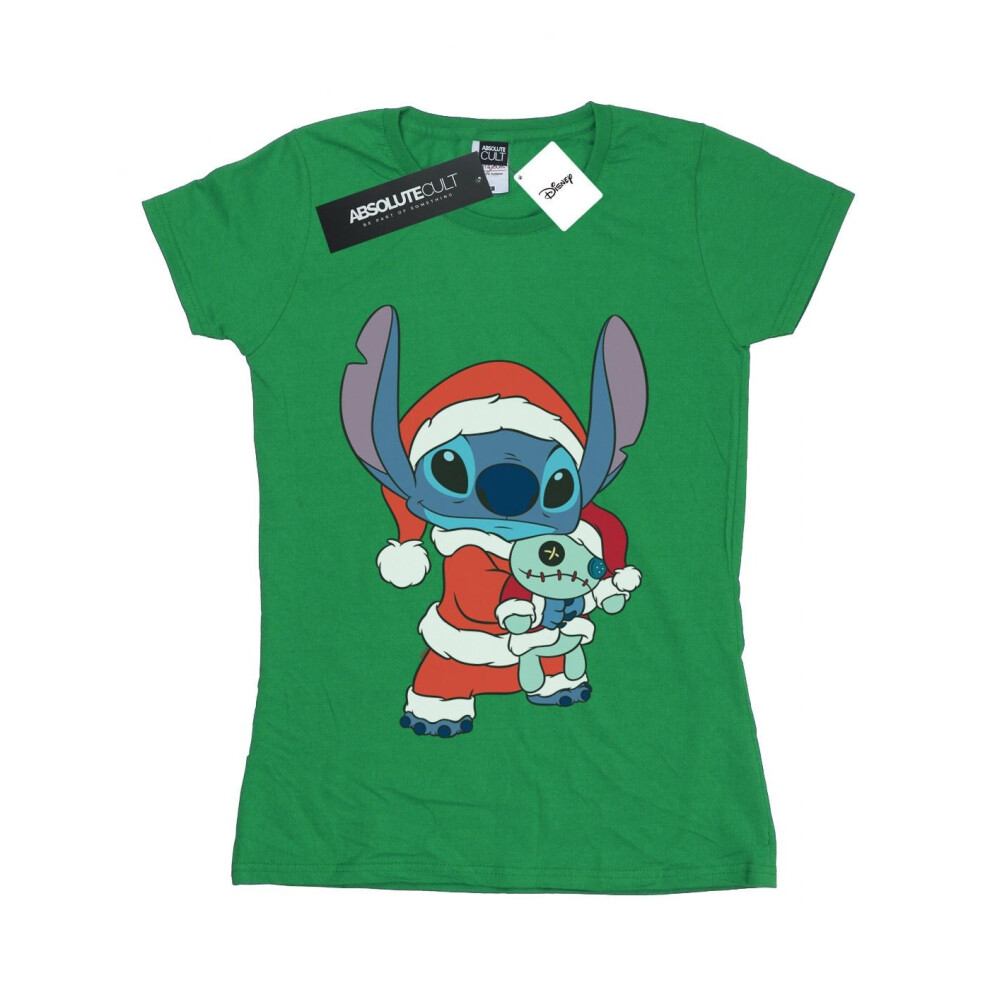 Lilo And Stitch Stitch Christmas Cotton T-Shirt