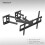 32"-70" Corner Full Motion Articulating TV Wall Mount Bracket 3