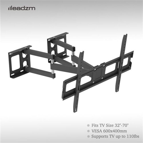 32"-70" Corner Full Motion Articulating TV Wall Mount Bracket 2