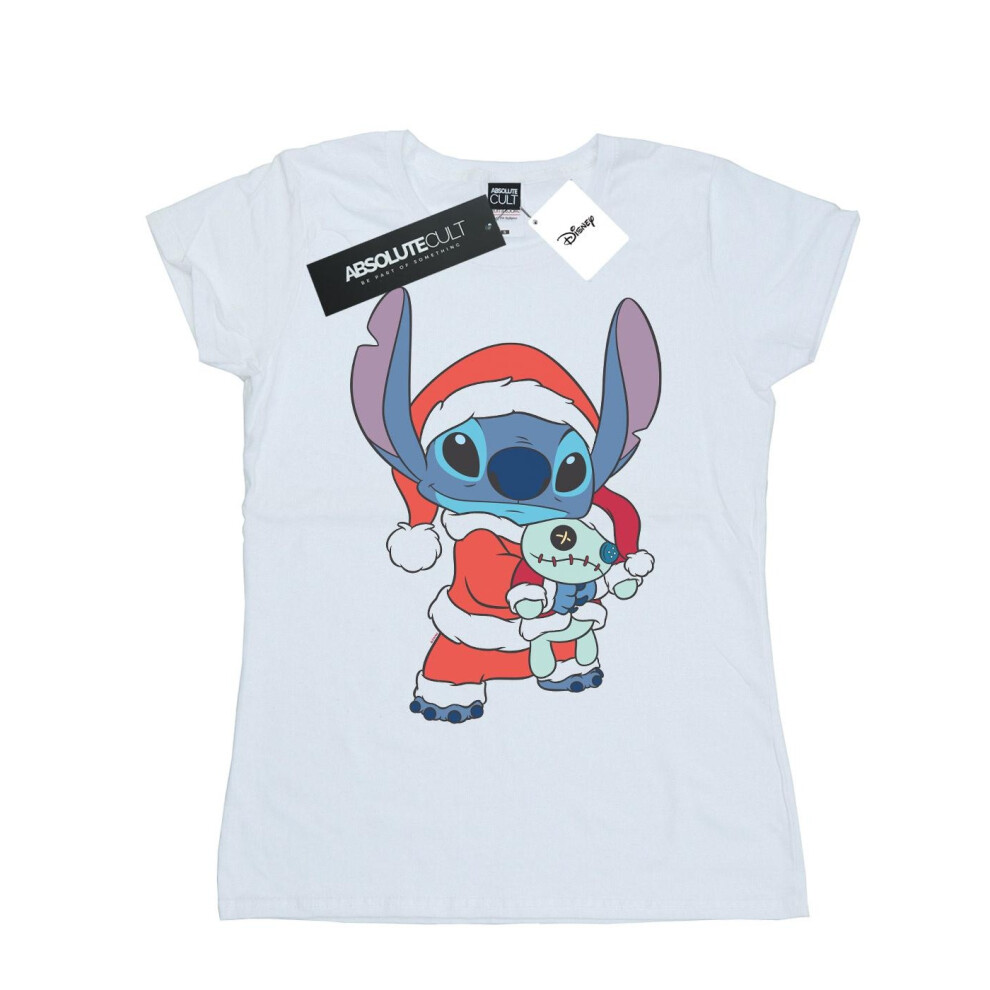 Lilo And Stitch Stitch Christmas Cotton T-Shirt