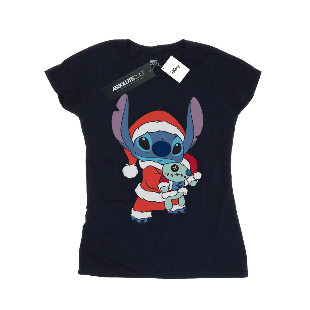 Lilo And Stitch Stitch Christmas Cotton T-Shirt