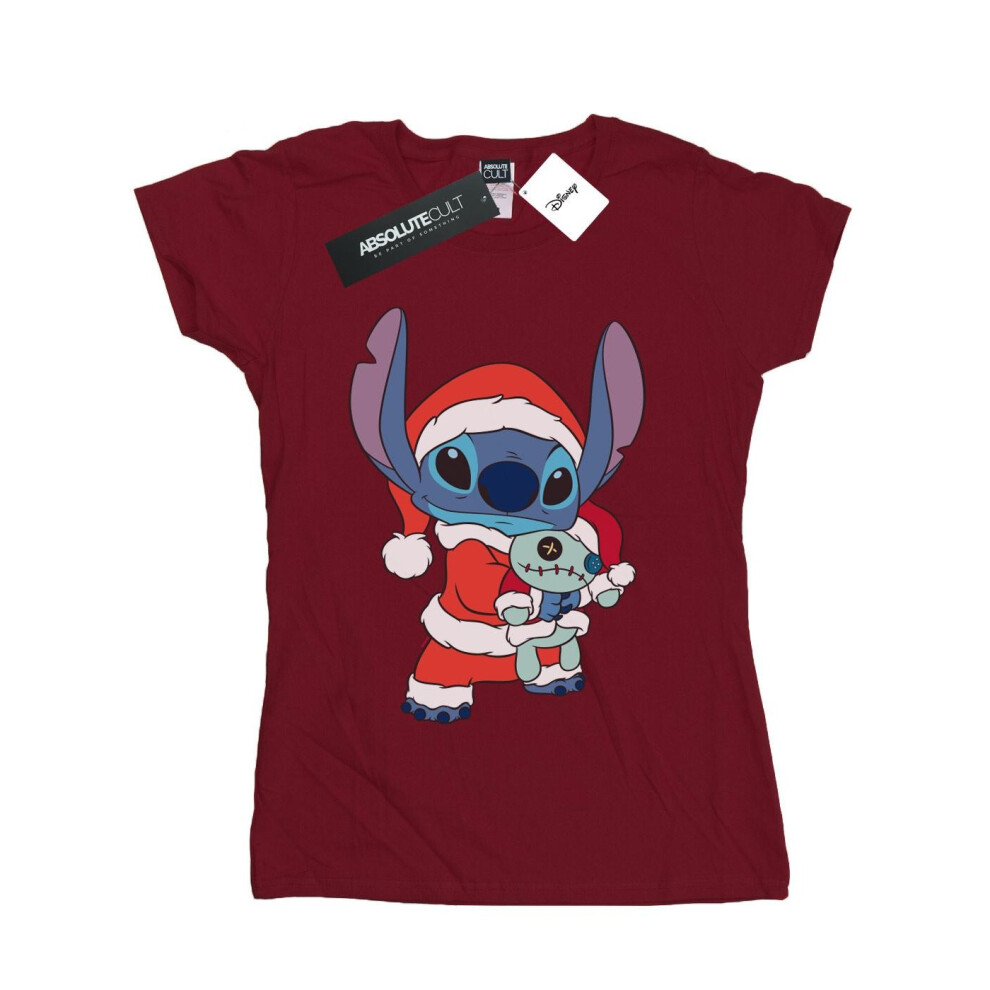 Lilo And Stitch Stitch Christmas Cotton T-Shirt