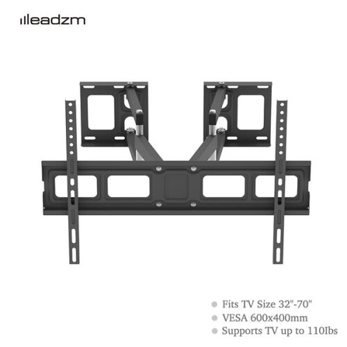 32"-70" Corner Full Motion Articulating TV Wall Mount Bracket