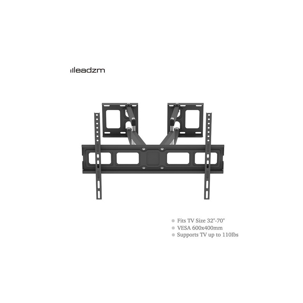32"-70" Corner Full Motion Articulating TV Wall Mount Bracket