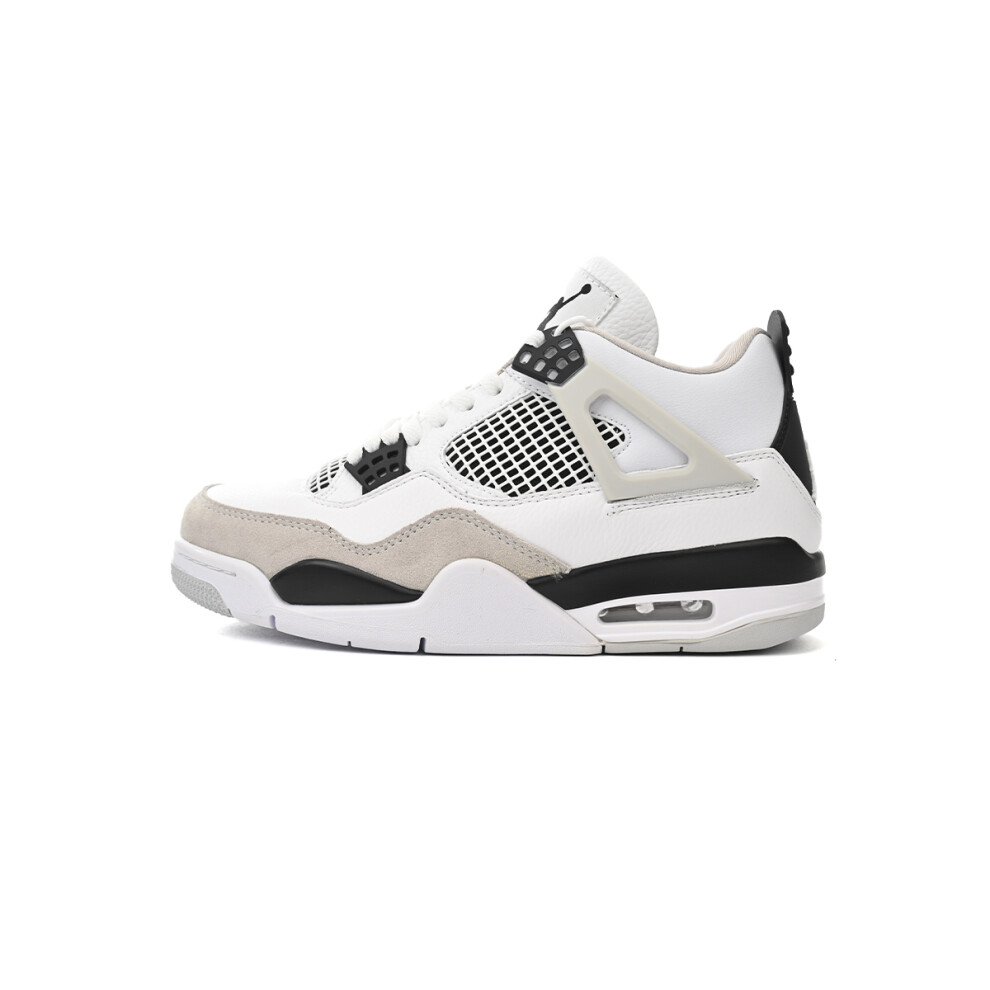 (EUR SIZE 37.5) Air Jordan 4 Retro Military Black Basketball shoes