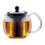 Tea press with stainless steel filter, (1.0 l,Transparent) 3