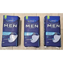 TENA Men Level 1 Incontinence Guards - 72 Count Tripack (3 x 24) - Discreet, Odor Control, Skin-Friendly - Ref 750651