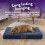 Slumberdown (Navy, Medium) Orthopaedic Pet Bed 6