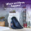 Slumberdown (Navy, Medium) Orthopaedic Pet Bed 9