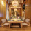 Costway Bamboo Pendant Light Hand-woven Ceiling Light Chandelier E27 Natural 5