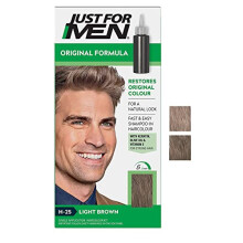 Just For Men Original Formula Light Brown Hair Dye, Targets Only The Grey Hairs, Restoring The Original Colour For a Natural Look â H25