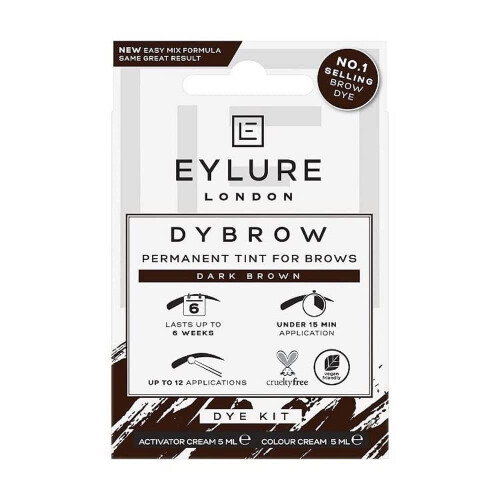 Eylure Eylure DYBROW Eyebrow Dye Kit, Dark Brown