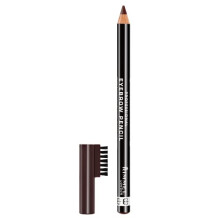 Rimmel London Professional Eyebrow Pencil, Dark Brown, 1.4g with Built-in Brush – Longwear, Non-Smudge Formula
