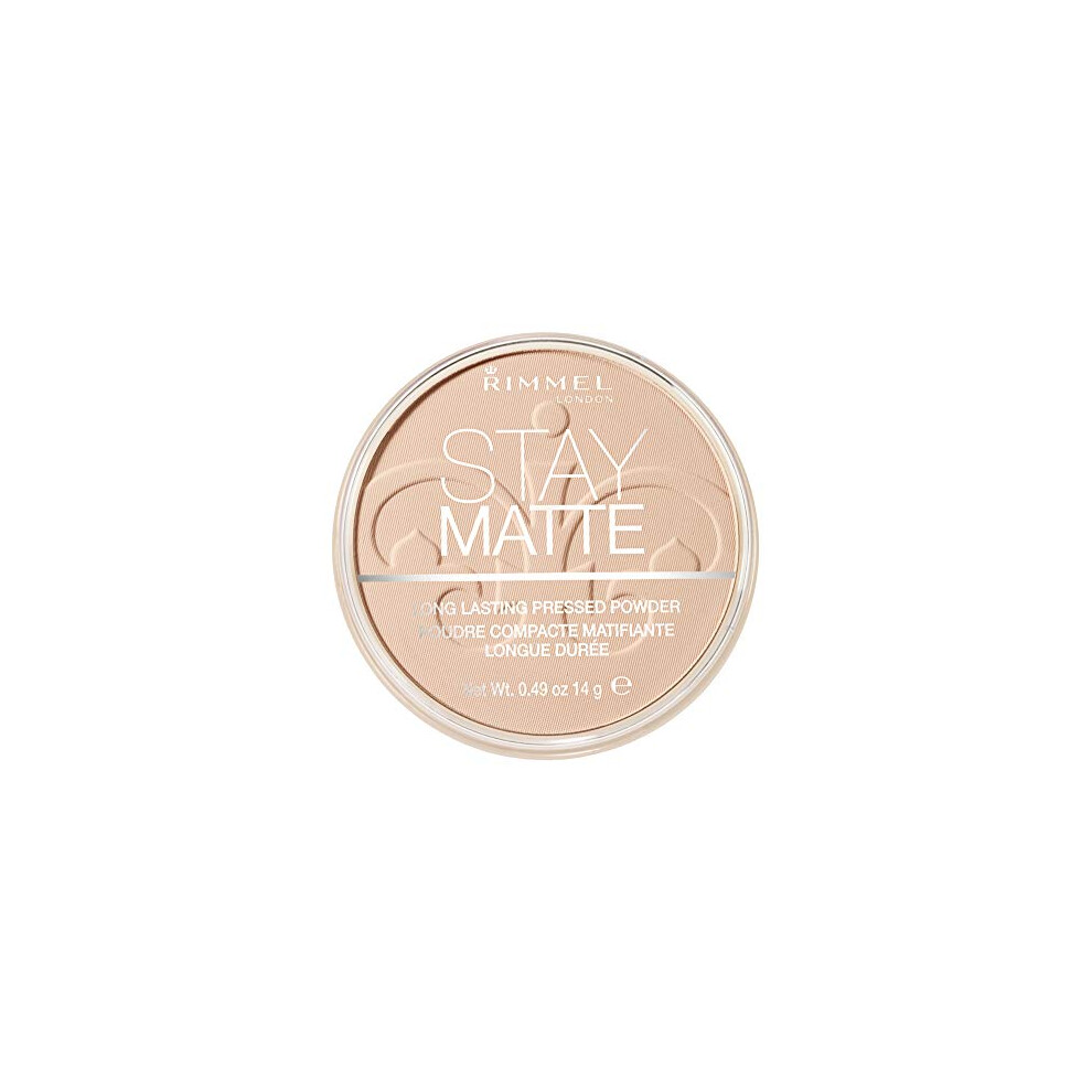 Rimmel Stay Matte Pressed Powder, Warm Beige, 14g