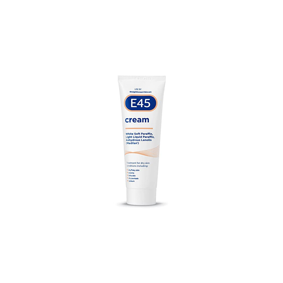 E45 Moisturiser for Dry Skin and Sensitive Skin Cream, 50g