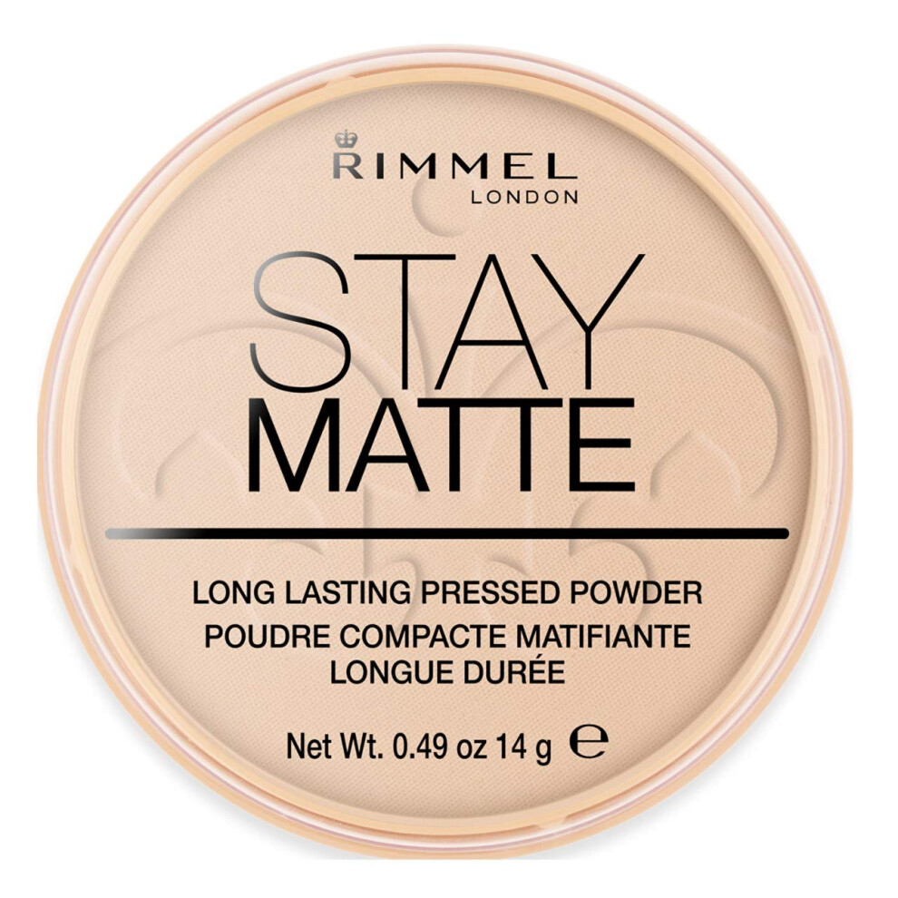 Rimmel Stay Matte Pressed Powder, Peach Glow, 14g