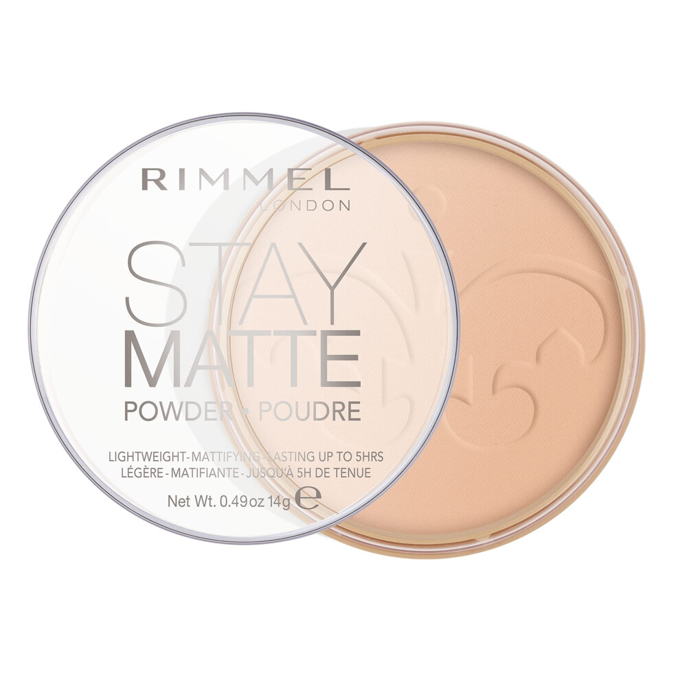 Rimmel Stay Matte Pressed Powder, Silky Beige, 14g