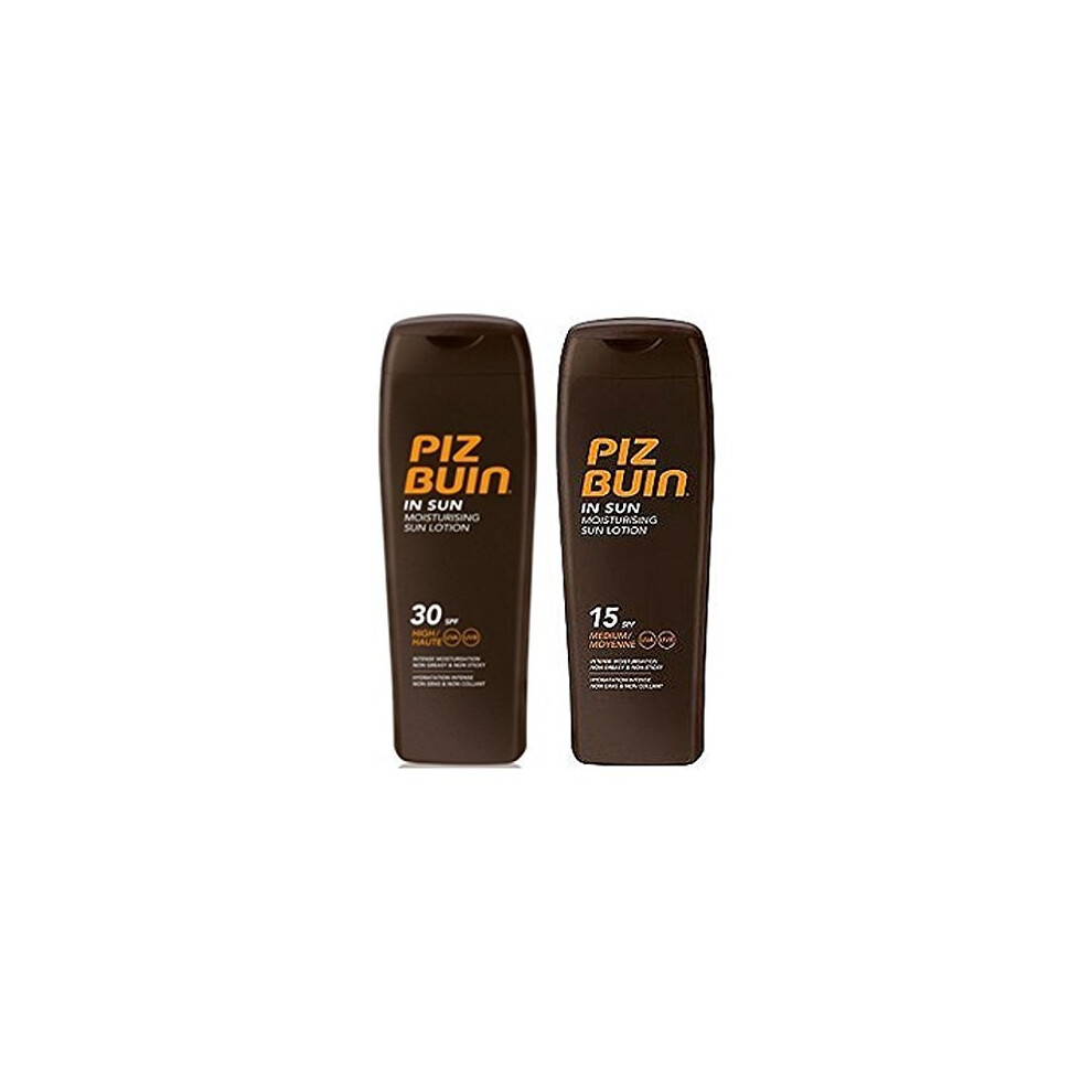 Piz Buin In Sun Lotion Spf15 And Spf 30 - 200Ml Each