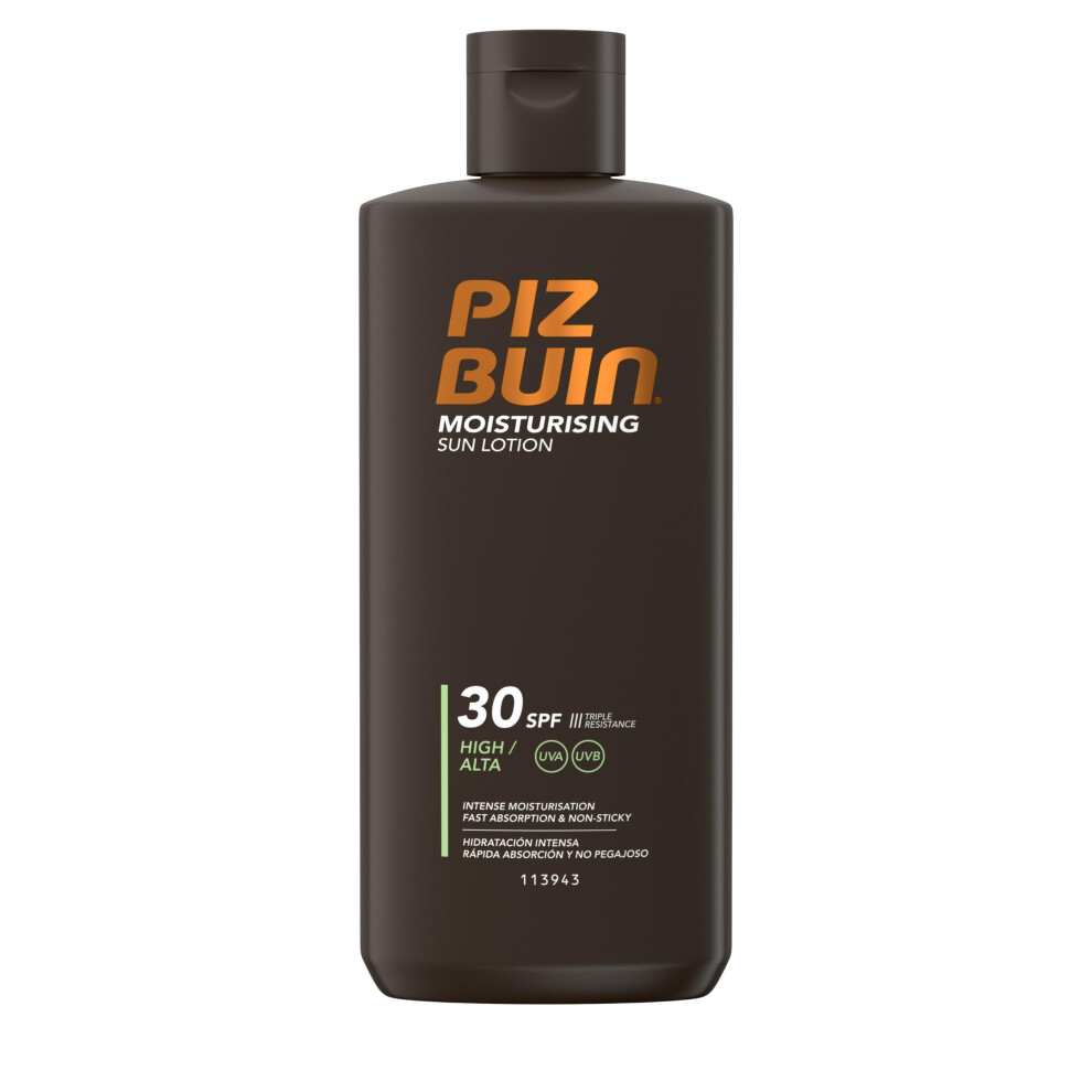 Piz Buin Moisturising Sun Lotion SPF30, 200ml (Pack of 1)