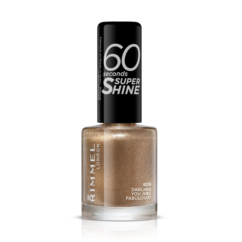 Rimmel 60 Seconds Super Shine Nail Polish - 8 ml, Darling