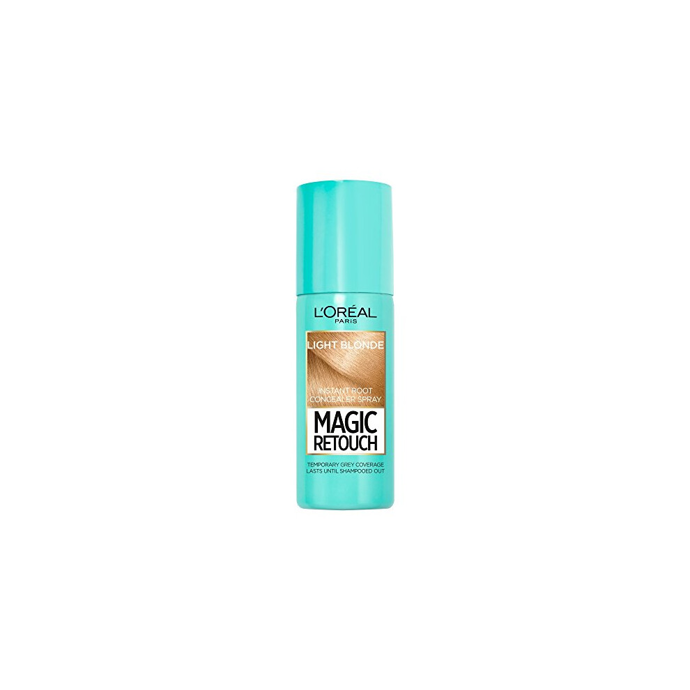 L'Oreal Paris Instant Root Concealer Spray With Magic Touch For Light Blonde 75ml