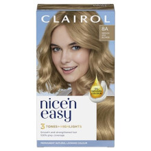 Clairol Nice'n Easy CrÃme Permanent Hair Dye, 8A Medium Ash Blonde