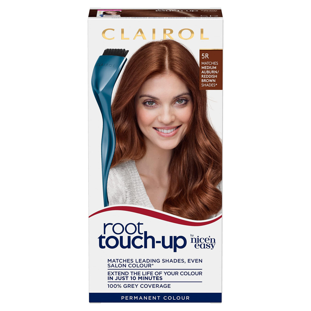 Clairol Root Touch-Up Permanent Hair Dye, 5R Medium Auburn