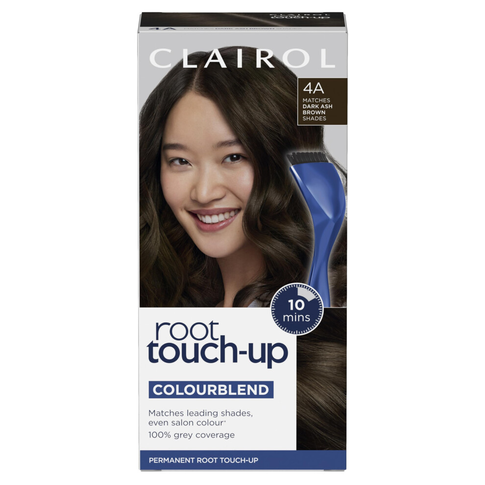 Clairol Root Touch-Up Permanent Hair Dye, 4A Dark Ash Brown