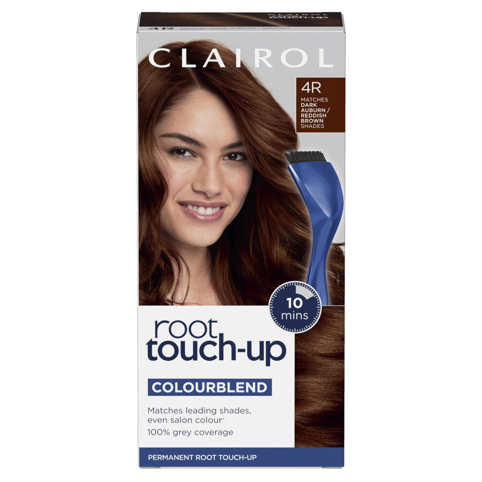 Clairol Root Touch-Up Permanent Hair Dye, 4R Dark Auburn