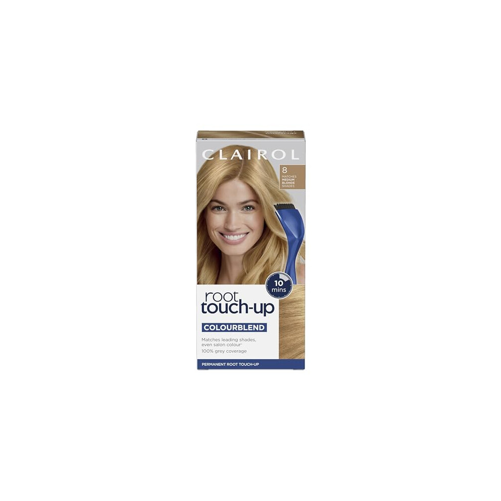 Clairol Root Touch-Up Permanent Hair Dye, 8 Medium Blonde