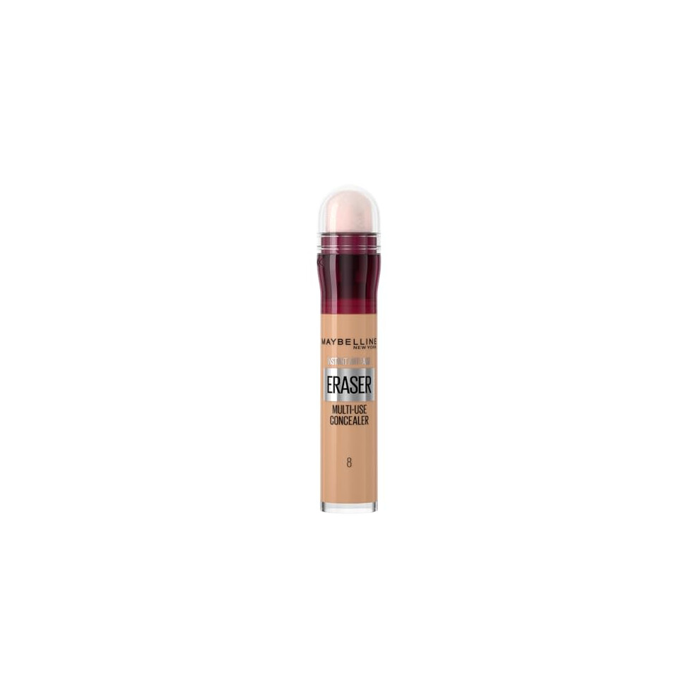 Maybelline Instant Anti Age Eraser Eye Concealer, Dark Circles And Blemish Concealer, Ultra Blendable Formula, 08 Buff