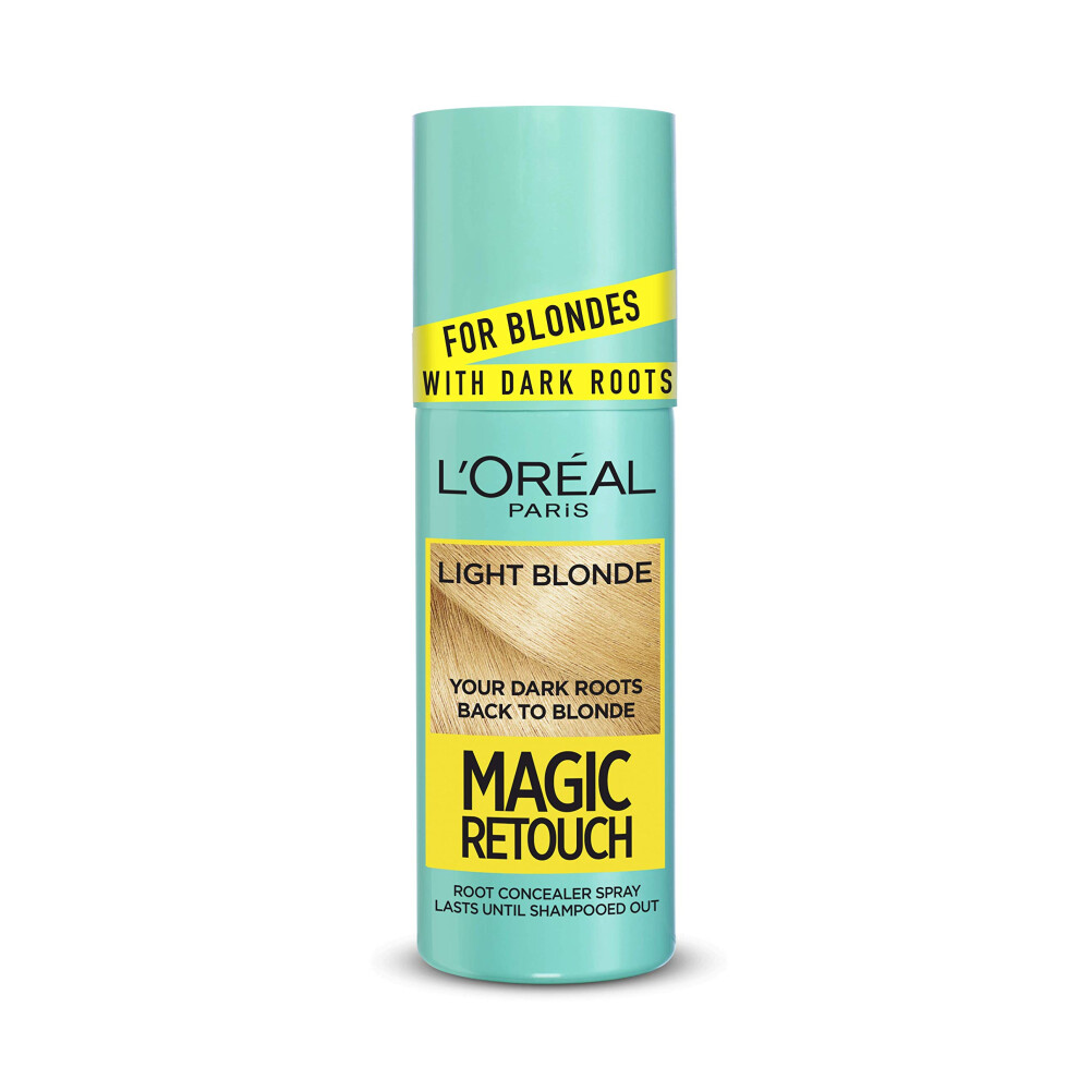 L'OrÃal Magic Retouch Dark Roots, Instant Root Concealer Spray For Blondes With Dark Roots, 75 Ml, Colour: Medium To Dark Blonde