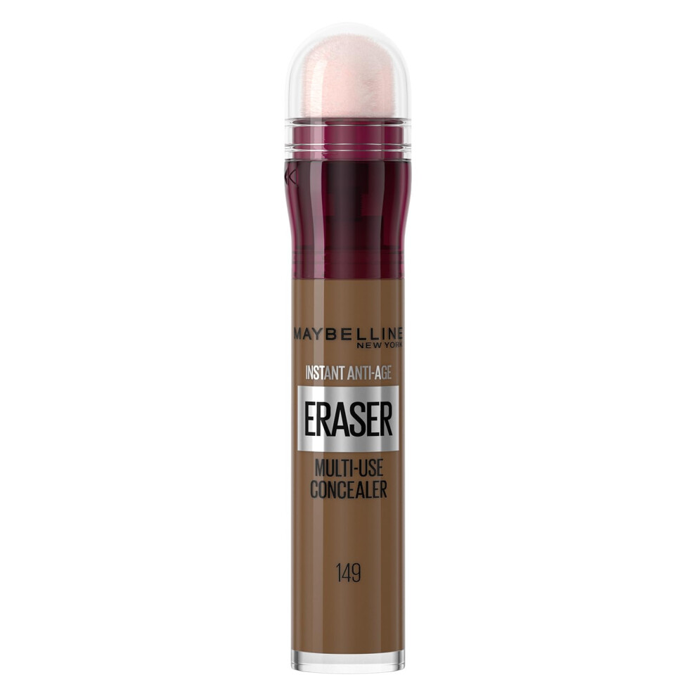 Maybelline Instant Anti Age Eraser Eye Concealer, Dark Circles and Blemish Concealer, Ultra Blendable Formula, 149 Deep Bronze