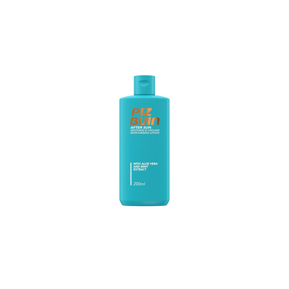 Piz Buin After Sun Soothing and Cooling Moisturising Lotion | With Aloe Vera | 200ml